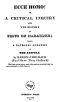 [Gutenberg 39052] • Ecce Homo! Or, A Critical Inquiry into the History of Jesus of Nazareth / Being a Rational Analysis of the Gospels